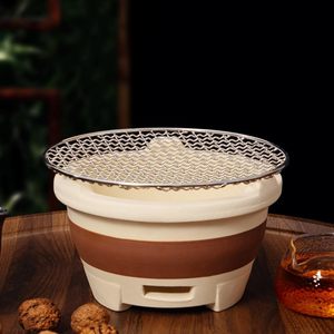 Estufa de Arcilla Portátil Multifuncional para Uso en Interiores y Exteriores, para Hervir Té, Asar a la Parrilla y Cocinar en Olla Caliente - Product Image 3