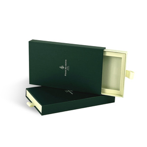 Manufacturer Custom Design Perfume Products Storage <b>Black</b> Rigid Drawer Paper <b>Box</b> - Product Image 2