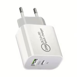 2 Port A+C 18W Universal Travel Adapter Power Adapter Usb Wall Charger EU US Mobile Phone Charger - Product Image 1