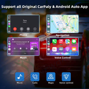Dongle adaptador automático CarPlay y Android inalámbrico de fácil conexión de fábrica OEM con Bluetooth 4,2 WiFi de doble banda montaje universal - Product Image 5