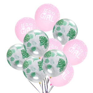12inch bé bóng bay tắm của nó một cậu bé nó là một cô gái bóng bay cao su Giới tính tiết lộ Helium Ballon sinh nhật đảng trang trí - Product Image 4