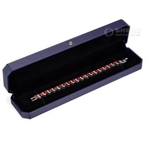 Octagonal Pu Leather Jewelry <b>Boxes</b> for Rings Pendants Bracelets with <b>Soft</b> Velvet Lining High End Jewelry Display - Product Image 6