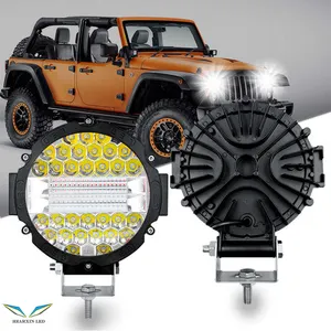 Otomotiv parçaları aksesuarları 8 inç 51W LED lamba Off-road SUV ATV tekne sis lambası otomatik farlar kamyon ve ekskavatör