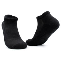 Chaussettes de sport professionnelles OEM personnalisées avec logo, chaussettes courtes en tissu éponge absorbant la transpiration pour hommes, idéales pour la course à pied