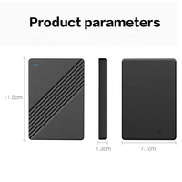 Boîtier de disque dur portable non amovible de 2.5 pouces USB 3.0 Boîtier de disque dur externe SSD mécanique à semi-conducteurs