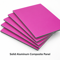 Panneau composite en aluminium massif aspect marbre 4 mm 4x8 pieds pour aménagement de magasins sur mesure