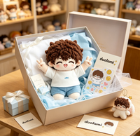 Peluche personnalisée, jouet en peluche doux, personnage garçon, poupée pour cadeau promotionnel, peluche personnalisée