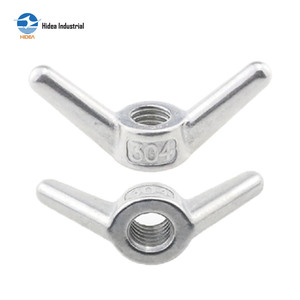 น็อตปีกผีเสื้อ HIDEA M2 ถึง <span class=keywords><strong>M24</strong></span> ป้องกันสนิม ขัดเงา ผ่านกระบวนการพาสซิเวท ผลิตจากเหล็กกล้าไร้สนิม 304 316 อุปกรณ์ยึดติดชนิดน็อตปีกผีเสื้อ - Product Image 4
