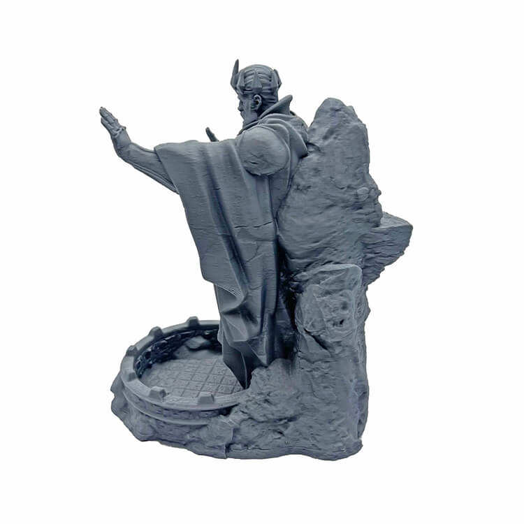 Statues grises des dieux