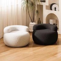 Fauteuil de salon nordique moderne, chaise de salon, fauteuil individuel en velours, mobilier de salon