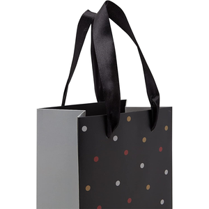Sacs cadeaux élégants pour le vin avec poignées en ruban de satin Sacs de bouteilles en <span class=keywords><strong>papier</strong></span> de qualité supérieure pour les cadeaux de champagne et de vin - Product Image 3