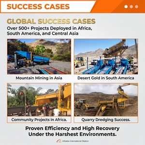Planta Móvil de Lavado de Oro 30-50 TPH, Criba Trommel para Oro, Separador de Oro Aluvial, Resistente al Calor, Servicio de Minería en África - Product Image 5
