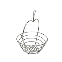 Corbeille à fruits décorative en métal en forme de pomme, panier à fruits et légumes décoratif