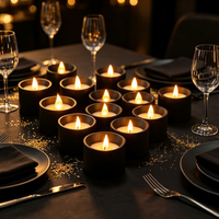 Lot de 12 bougies pilier LED 3D flamme artificielle faites à la main, coque en plastique, télécommande, minuterie, alimentées par piles, pour décoration intérieure et événements