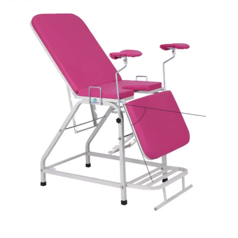 GE-1 hospital furniture medical gynecological bed examination chair manual delivery bed for sell