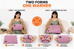 OEM Heated Hand <b>Warmer</b> with Gentle Heat and Reinforced Seams for General Brands, OEM ODM Private Label Manufacturing Service - Product Image 5