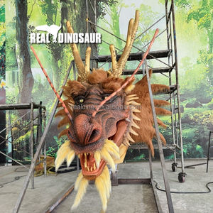 パーク機器人工アニマトロニクス西部ドラゴンヘッドモデル - Product Image 4