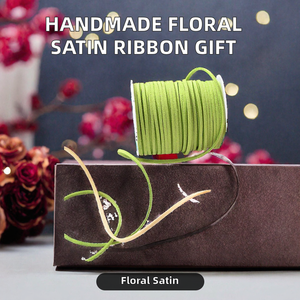 Sabuk Tali Satin Bunga Tahan Air Buatan Tangan Dapat Disesuaikan Multi-Warna Panjang 120cm untuk Hadiah Ulang Tahun - Product Image 2