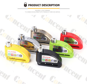 Cerradura de Alarma <span class=keywords><strong>Antirrobo</strong></span> Impermeable <span class=keywords><strong>para</strong></span> Motocicleta, Bloqueo de Disco de Freno con Alarma <span class=keywords><strong>para</strong></span> Bicicleta Eléctrica y Motocicleta - Product Image 3