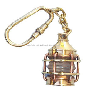 Porte-clés en laiton design lanterne nautique porte-clés en laiton porte-clés nautique - Product Image 3
