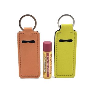 Llavero de neopreno personalizado para lápiz labial, funda para bálsamo labial, correa de muñeca para tienda de regalos, recuerdo de boda para damas de honor - Product Image 1