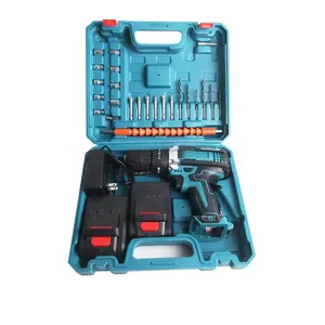 21V Electric Drill Cordless Power Tool Kit Batteries Chargers Power Kit Combo