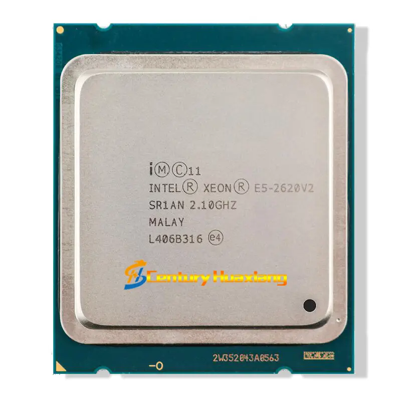 معالج إنتل زيون وحدة المعالجة المركزية E5-2620V2 2.10GHz 22NM 80W 6 النوى LGA 2011CPU المعالج