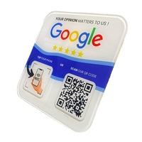 Plaque de Signe NFC Étanche 13,56 MHz pour Avis Google et Réseaux Sociaux