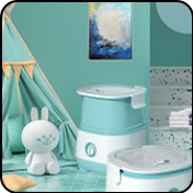 10L nuova lavatrice/asciugatrice pieghevole impilata con capacità di 2.1-4.5kg e controllo Touchscreen - Product Image 5