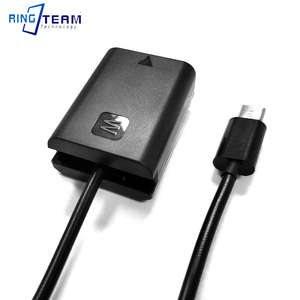 Für Alpha A7ii A7S A7R NEX A33 A55 A65 <span class=keywords><strong>A6000</strong></span> A6300 A6500 Kamera TYPE-C PD Netzteil zu NP-FW50 Dummy-Akku PW20 DC-Koppler - Product Image 3