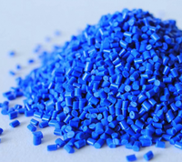 Conteneur de stockage en plastique à couvercle à charnières bleu, bord renforcé, vente en gros directe d'usine, pour l'organisation de l'entrepôt et de la maison