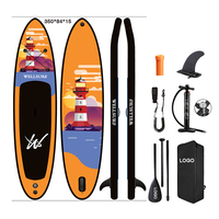 Planche de SUP gonflable CE 11'6 pour Stand Up Paddle, Surf et Activités Aquatiques