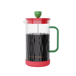 Cafetière à piston en acier inoxydable Emode Fashionable Style 34oz 1000ml avec piston et poignée en acier inoxydable - Product Image 2