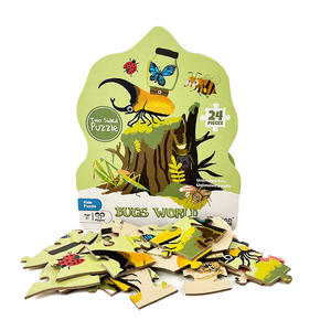 Al por mayor rompecabezas de dibujos animados personalizados rompecabezas de papel de cartón colorido para niños de 3 <span class=keywords><strong>4</strong></span> 5 años a granel - Product Image 4