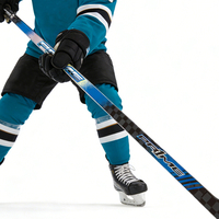 Bâton de hockey sur glace Elite Training 12K en fibre de carbone, senior, junior, pro, matériau composite durable, léger, 380g, flex 65/60