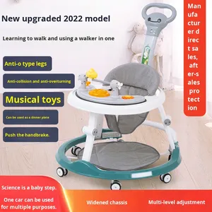 बेबी वॉकर एंटी-टू-लेग मल्टी-फंक्शनल एंटी-रॉलोवर प्लास्टिक 10 किलोग्राम भार क्षमता वाली लड़की बच्चे को चलने में सहायता - Product Image 4