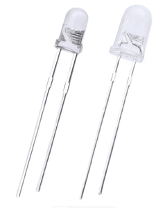 LED de marque originale haute luminosité translucide 3mm lumière blanche - Modèle LIX30WHU-4CD 0.1A usage général - Product Image 1