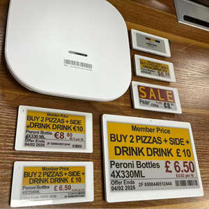 Etiqueta Electrónica de Precio para Estante de Supermercado, E Ink EPD, ESL Digital, Papel Electrónico, BLE 5.0, 2.4GHz, API - Product Image 4