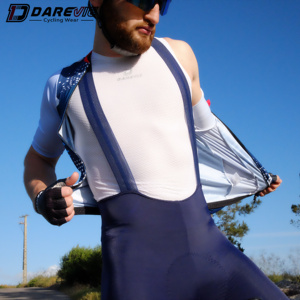 Darevie personalizzato personalizzato personalizzato colorato Pro Level tessuto Sport Wear Shorts bici camoscio imbottito ciclismo senza cuciture pantaloncini bavaglini - Product Image 2