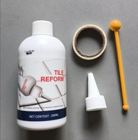 Kit de réparation Scellant de coulis pour carrelage de sol Spatule incluse Calfeutrage de carrelage étanche avec grattoir pour carrelage de cuisine