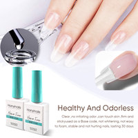 Vernis à ongles en gel UV longue durée sans HEMA ni TPO, vente en gros d'usine Hanyinails, étiquette privée, base pour les fournitures de manucure