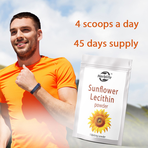 Bột Lecithin hướng dương hữu cơ OEM/ODM, ép lạnh, <span class=keywords><strong>phosphatidyl</strong></span> Choline và hỗ trợ protein, bổ sung cho con bú, - Product Image 4