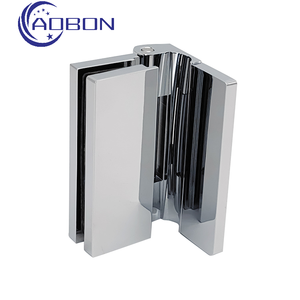 Charnière de douche mobile <span class=keywords><strong>Porte</strong></span> d'armoire en verre hydraulique Charnière verre à verre robuste avec couvercle décoratif - Product Image 2