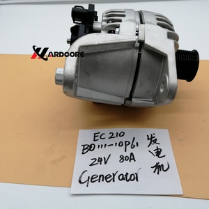 Alternateur 24V 80A 10PK pour excavatrice EC210 EC290, moteur diesel D7D D7E, VOE20763576 20763576 - Product Image 4