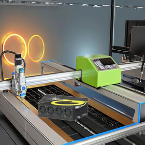 Mini machine de découpe <span class=keywords><strong>laser</strong></span> à fibre CNC pour tôle composants Hiwin de qualité de bord de haute précision BMP/PLT/DWG/DST rapide - Product Image 1