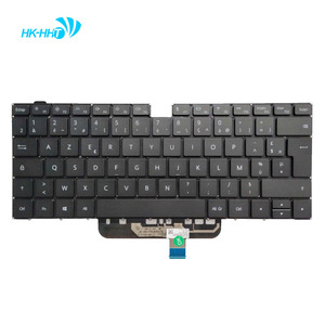 สำหรับหัวเว่ย <span class=keywords><strong>MateBook</strong></span> <span class=keywords><strong>D15</strong></span> NbB-WAH9P WAQ9L WAE9P Nbl-WAQ9R แป้นพิมพ์ภาษาฝรั่งเศสแบบมีไฟแบ็คไลท์ - Product Image 2