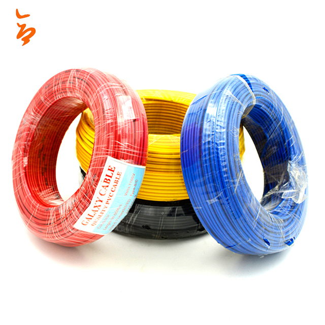 Hot Sale 1.5mm 2.5mm 4mm 6mm 10mm Single Core Solid or Stranded Copper Pvc House Wiring Electrical Cable and Building Wire