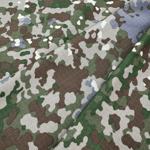 Tissu camouflage tacheté allemand en polyester 65% et coton 35% - Tissu tissé imperméable - Vente chaude en usine - Product Image 3