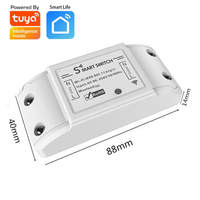 Module d'interrupteur intelligent WiFi Tuya 16A, contrôle vocal sans fil via application, programmation, automatisation domestique, relais de disjoncteur