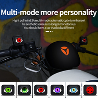 Lumière œil de démon pour moto, lumière LED dynamique pour voiture, lumière multicolore pour pupille, lampes œil personnalisables